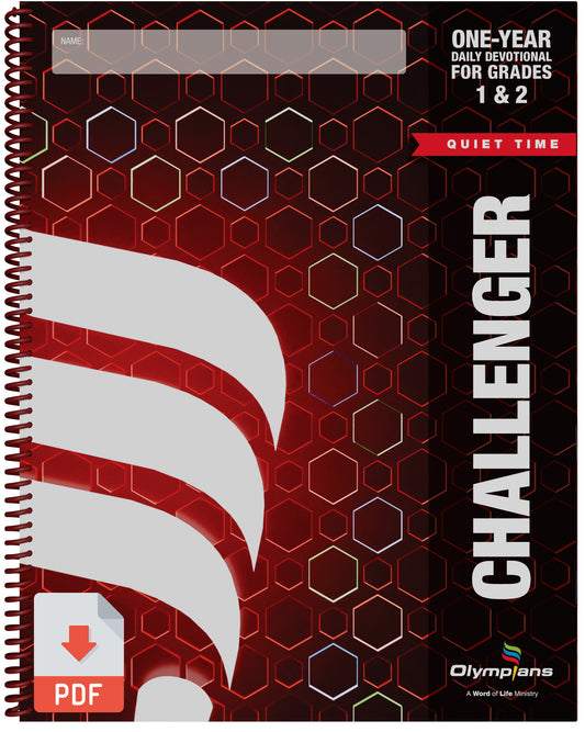 Challenger (Grades 1 &2) 24-25 Quiet Time Multiple Print License - Downloadable PDF