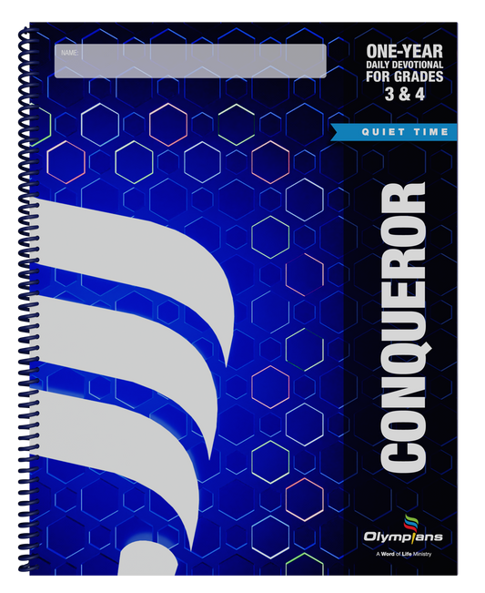 Conqueror Quiet Time Diary Daily Devotional - Grades 3-4 (2024-25)
