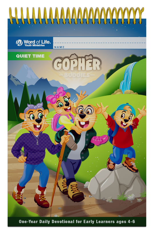 Gopher Buddies Quiet Time Daily Devotional - Ages 4-6 (2024-25)