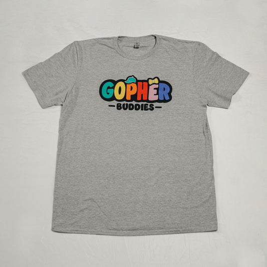 NEW Gopher Buddies Adult Shirt (Gray )