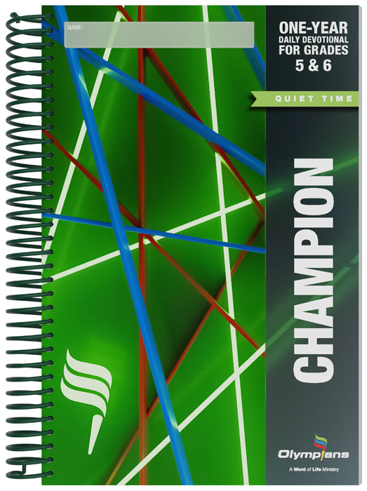 Champion Quiet Time Diary Daily Devotional - Grades 5-6 (2025-26)