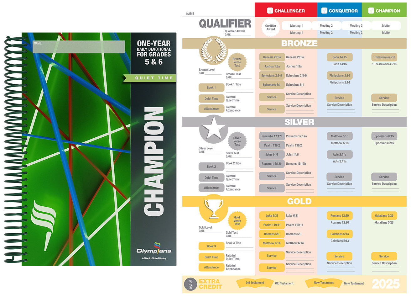 Champion Quiet Time Pack (without bag) Grades 5-6 (2025-26)