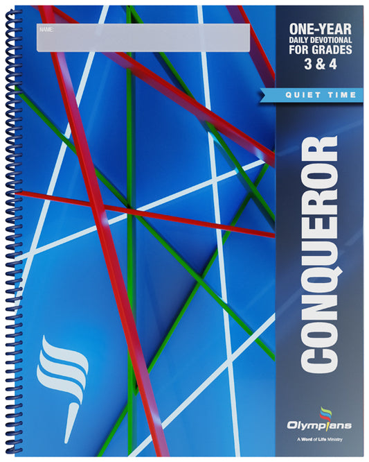 Conqueror Quiet Time Diary Daily Devotional - Grades 3-4 (2025-26)