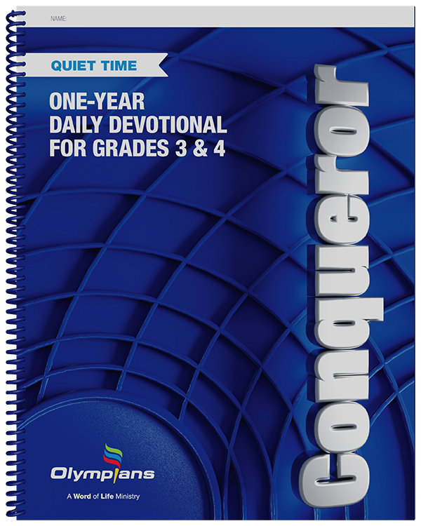 Conqueror Quiet Time Pack w/Blue Drawstring Bag Grades 3-4 (2023-24)