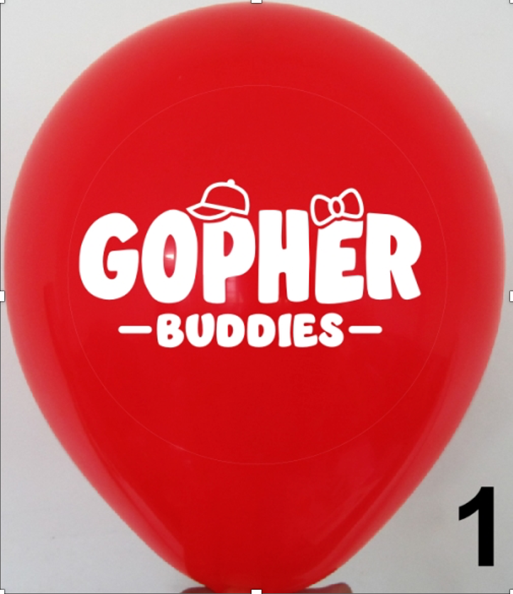 NEW Gopher Buddies Balloons (Pack of 24)