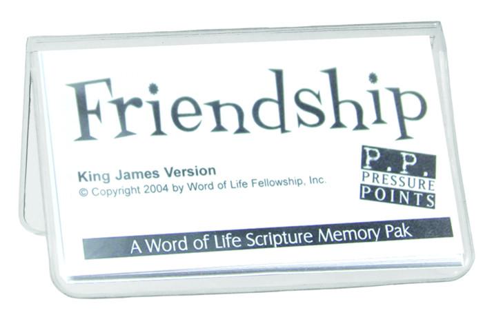 Clear Verse Card Holder