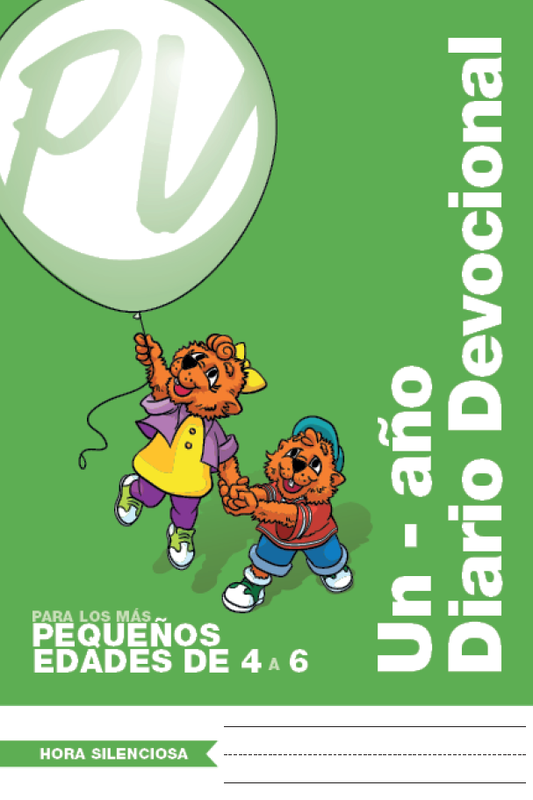 Spanish Quiet Time Diary Downloadable PDF - Ages 4-6  (2018 Series)