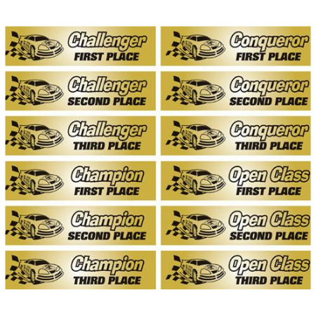 FasCar Award Plates Set of 12