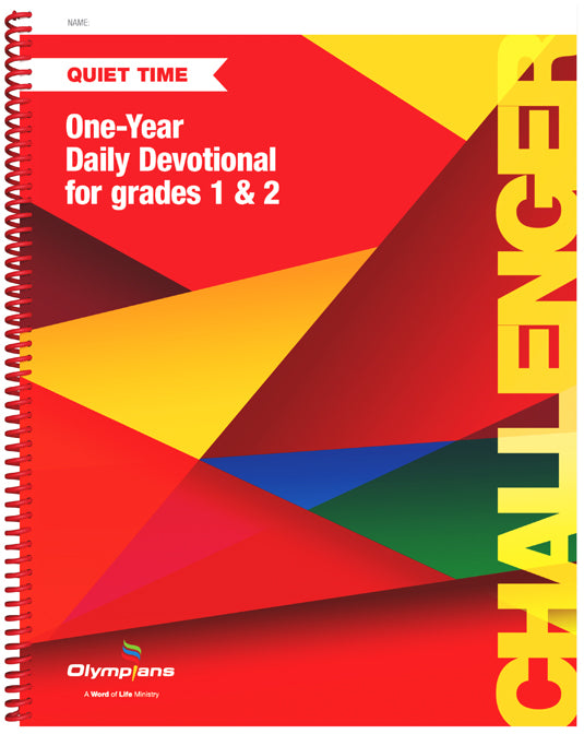Challenger Quiet Time Diary Daily Devotional - Grades 1 & 2 (2022-23)