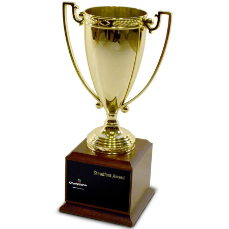 Olympians 6-year Steadfast Award Trophy