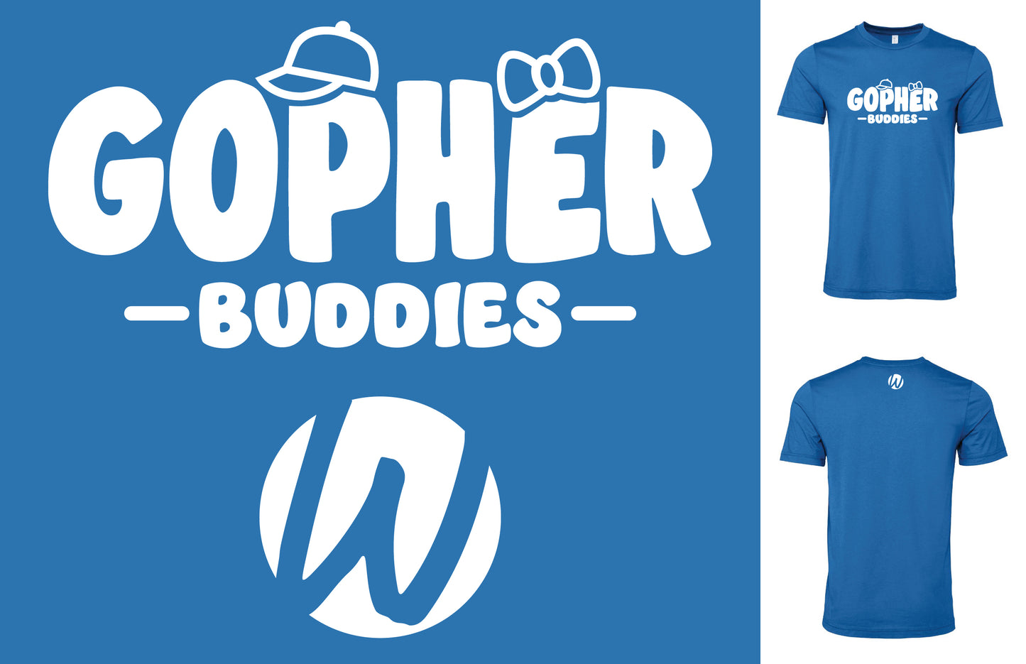 NEW Gopher Buddies children Shirts