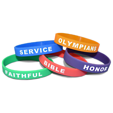 Wristbands (pkg of 5 of same color) Bracelets