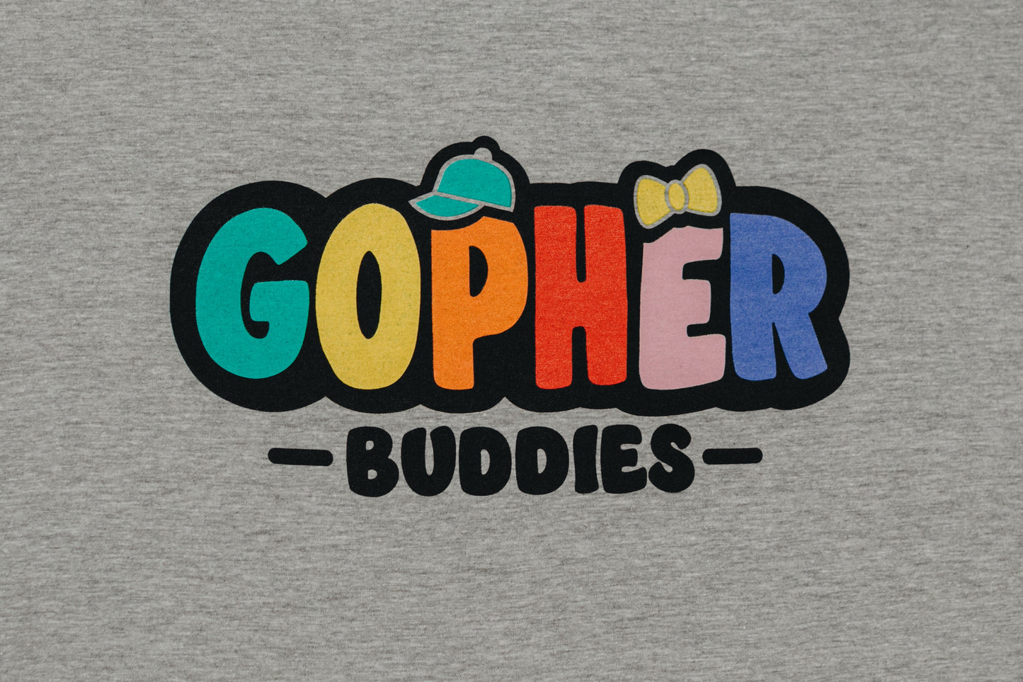 NEW Gopher Buddies Adult Shirt (Gray )