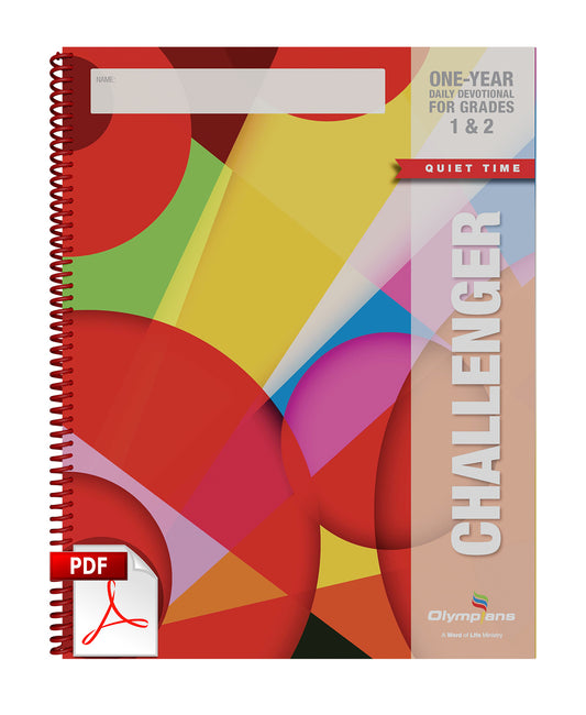 Challenger (Grades 1 &2) 26-27 Quiet Time Multiple Print License - Downloadable PDF