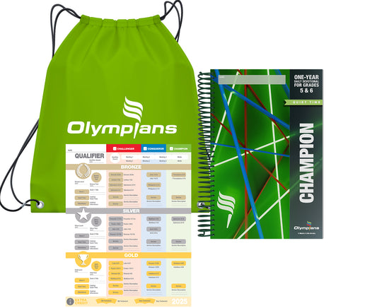 Champion Quiet Time Pack w/Green Drawstring Bag Grades 5-6 (2025-26)