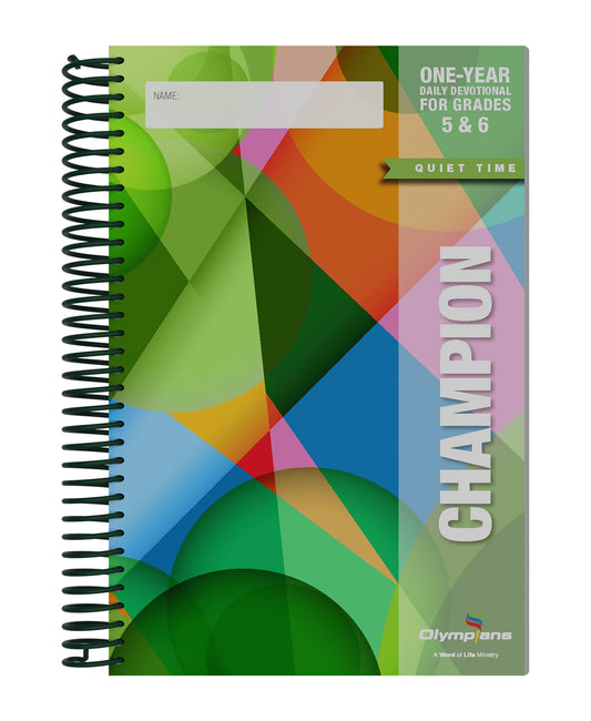 Champion Quiet Time Diary Daily Devotional - Grades 5-6 (2026-27)