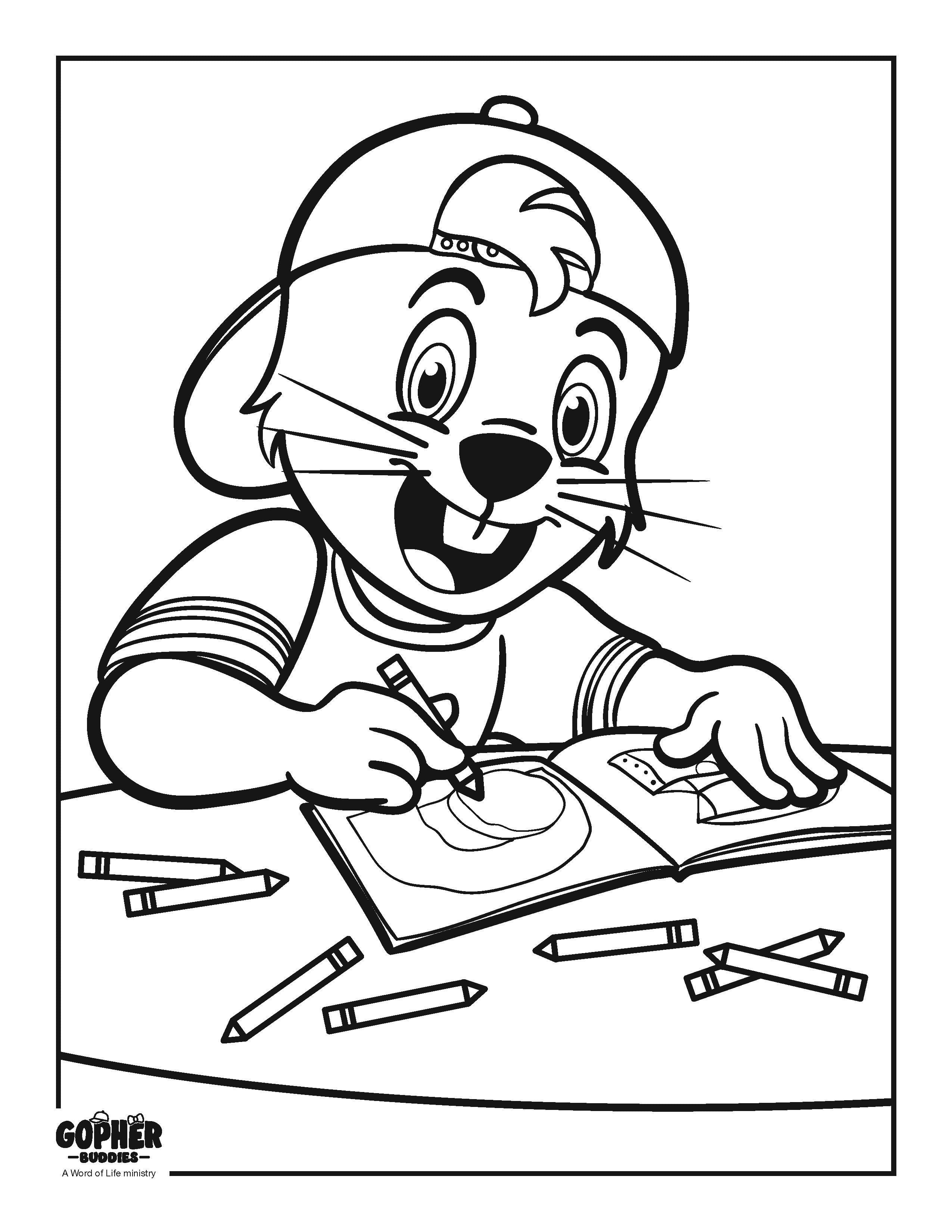 Gopher Buddies Activity Pack CURRENT YEAR (2025-2026) – Word of Life Store