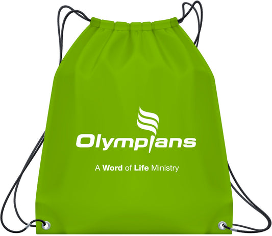 Green Olympians Champion Drawstring Sports Bag