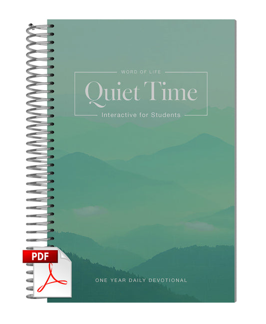 Interactive Quiet Time Multiple Print License 26-27 Downloadable PDF