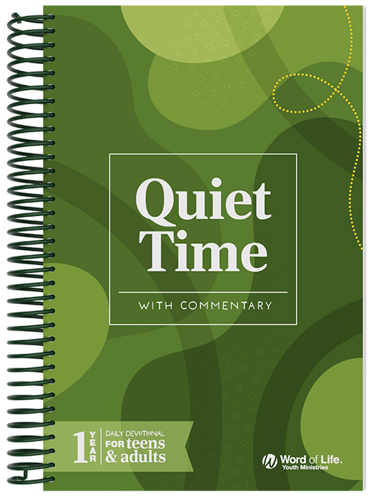 Adults/Teens Quiet Time Diary Daily Devotional with Commentary (2023-24)