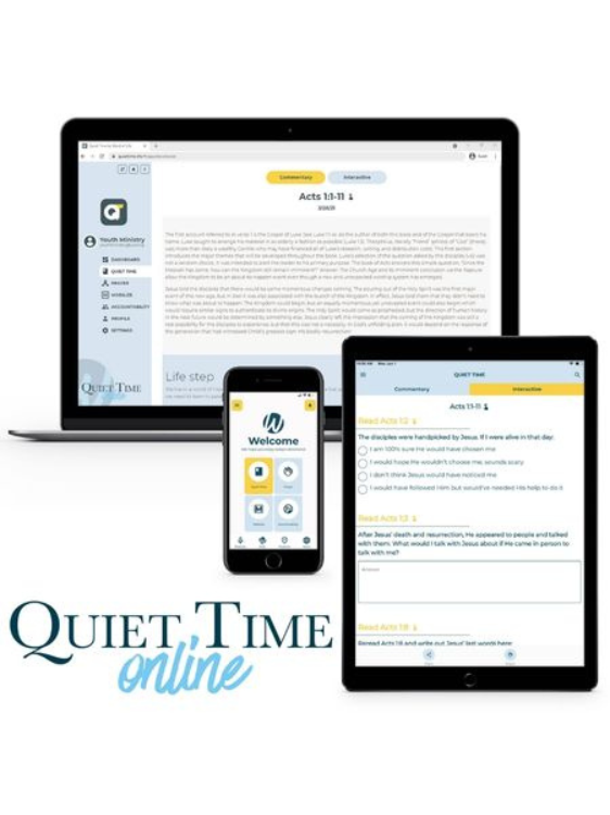 Online Quiet Time App at Quiettime.life