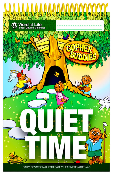 Gopher Buddies Quiet Time Diary Daily Devotional - Ages 4-6 (2022-23)