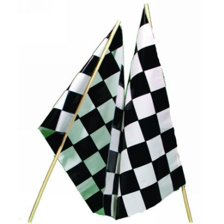 11 X 16 Plastic Checkered Flag