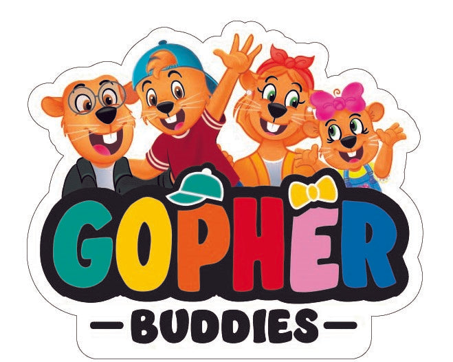 Gopher Buddies Logo Decal