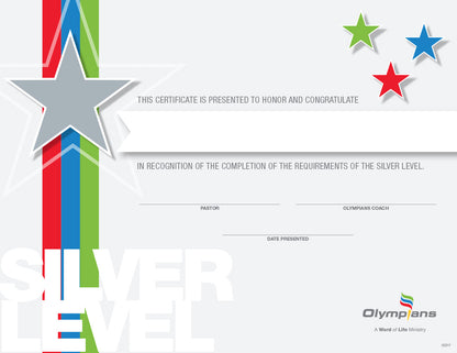 Olympians Certificates (Pkg 10)