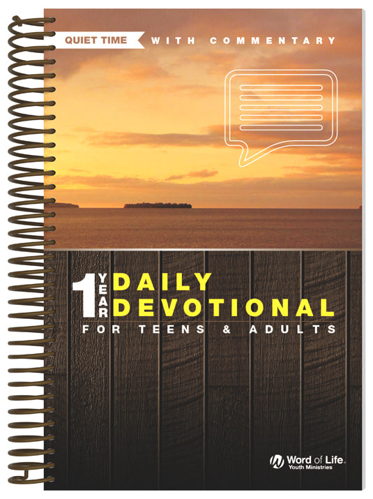 Adults/Teens Quiet Time Diary Daily Devotional with Commentary (2022-23)